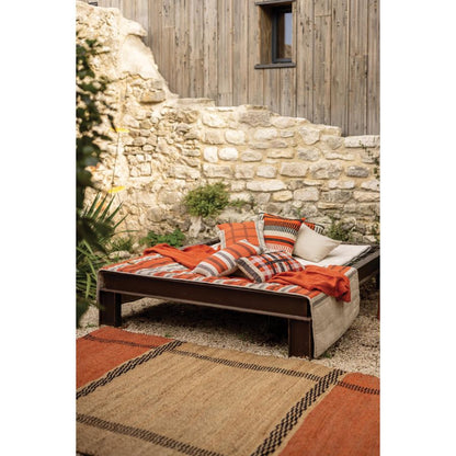 Chemin de lit Zeff Eden marmelade 90 x 240 cm en lin lavé – vue 4