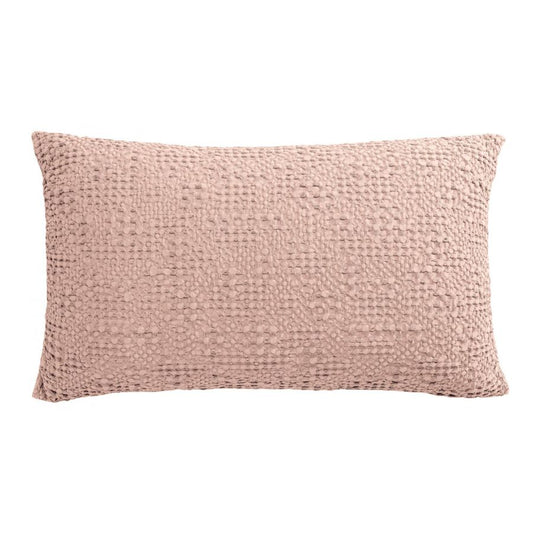 Coussin Tana aubépine 40 x 65 cm en coton nid d'abeille