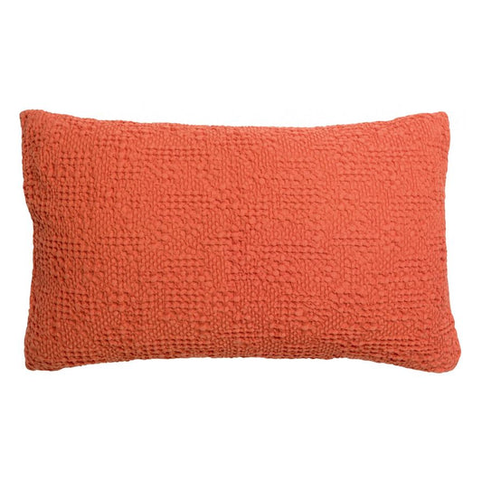 Coussin Tana marmelade 40 x 65 cm en coton nid d'abeille