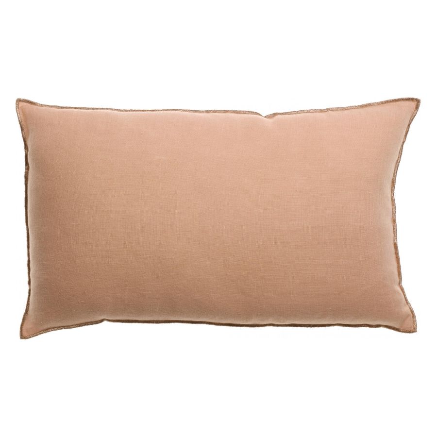 Coussin Zeff Céleste dragée 30 x 50 cm en lin lavé