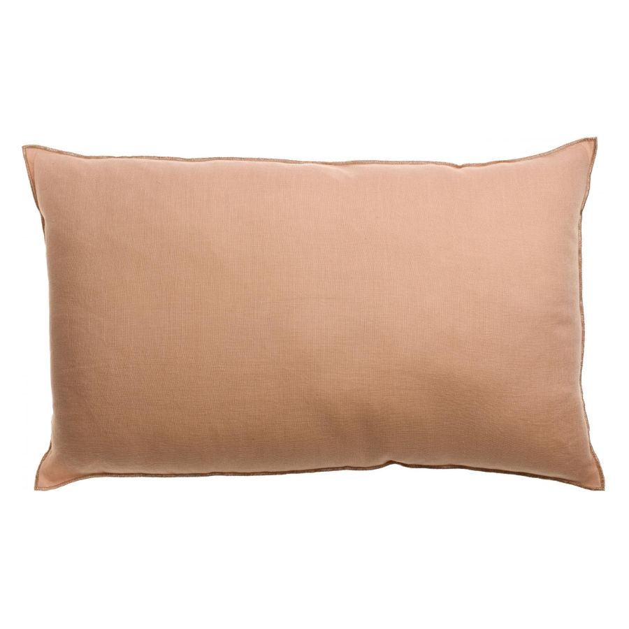 Coussin Zeff Céleste dragée 40 x 65 cm en lin lavé