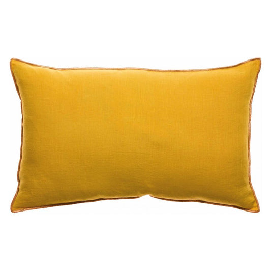 Coussin Zeff Céleste mangue 30 x 50 cm en lin lavé
