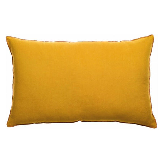 Coussin Zeff Céleste mangue 40 x 65 cm en lin lavé
