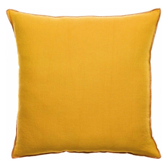 Coussin Zeff Céleste mangue 45 x 45 cm en lin lavé