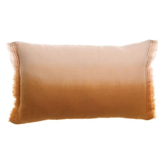 Coussin Zeff Shade cuivre 30 x 50 cm en lin lavé