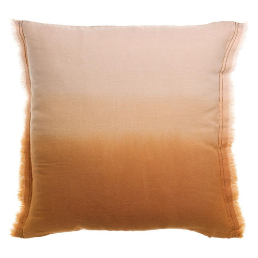 Coussin Zeff Shade cuivre 45 x 45 cm en lin lavé
