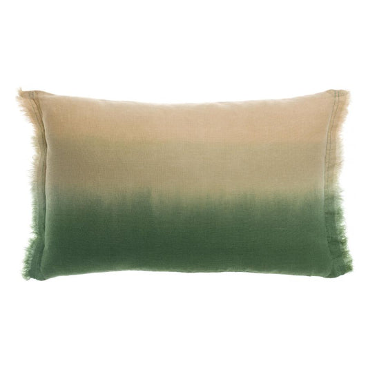 Coussin Zeff Shade épicéa 30 x 50 cm en lin lavé