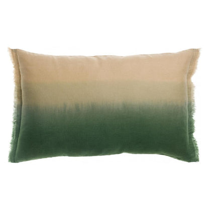 Coussin Zeff Shade épicéa 40 x 65 cm en lin lavé