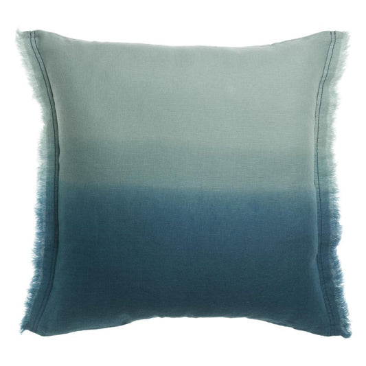 Coussin Zeff Shade indigo 45 x 45 cm en lin lavé