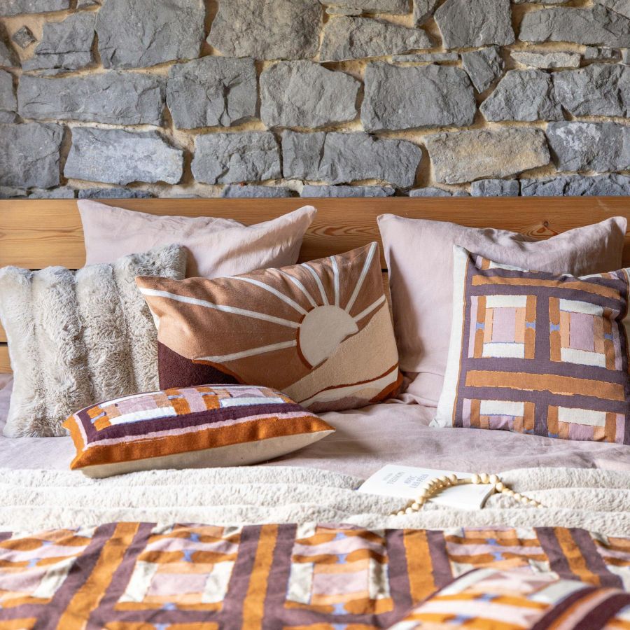 Housse de couette Zeff aubépine 240 x 260 cm en lin lavé – vue 4