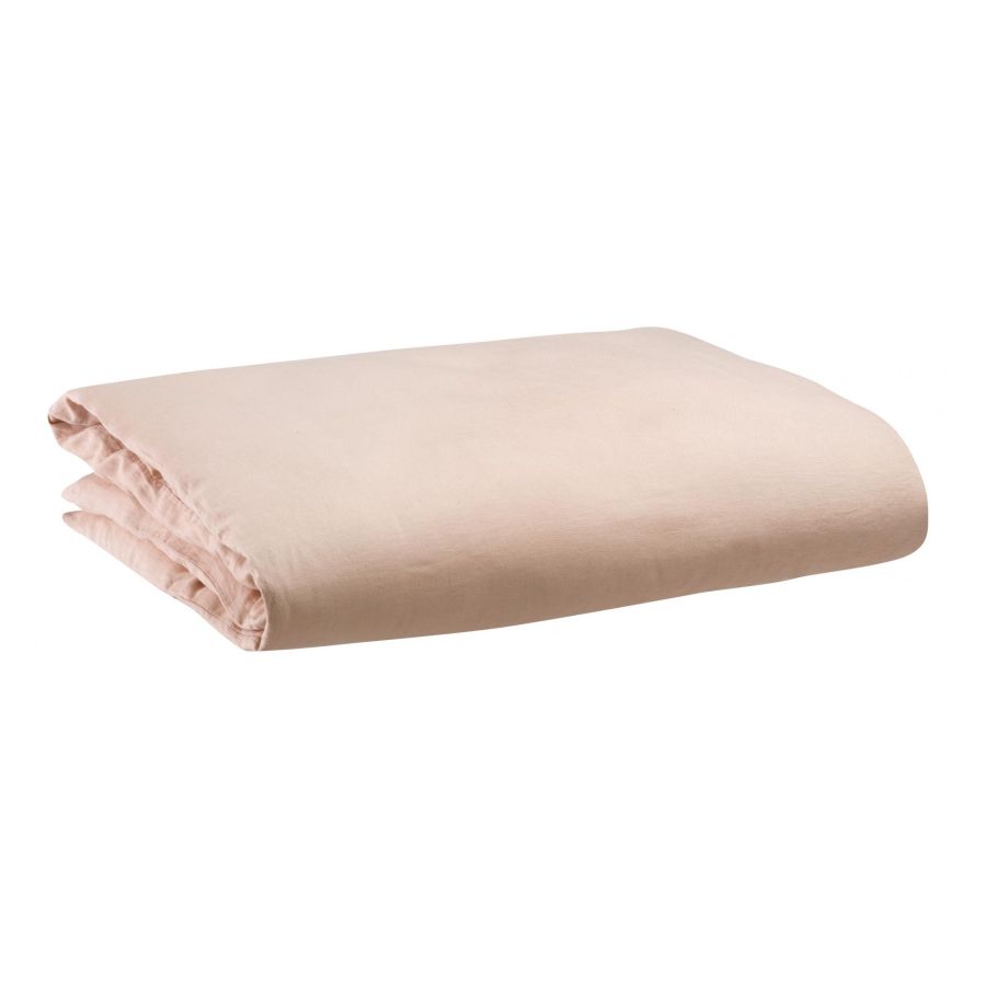 Housse de couette Zeff aubépine 240 x 260 cm en lin lavé