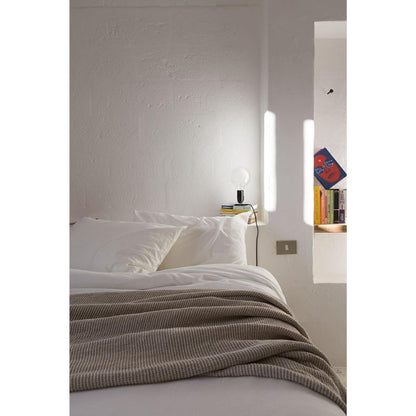 Housse de couette Zeff blanc 240 x 220 cm en lin lavé – vue 3