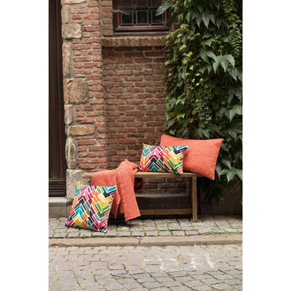 Jeté de lit Tana marmelade 180 x 260 cm en coton nid d'abeille – vue 3