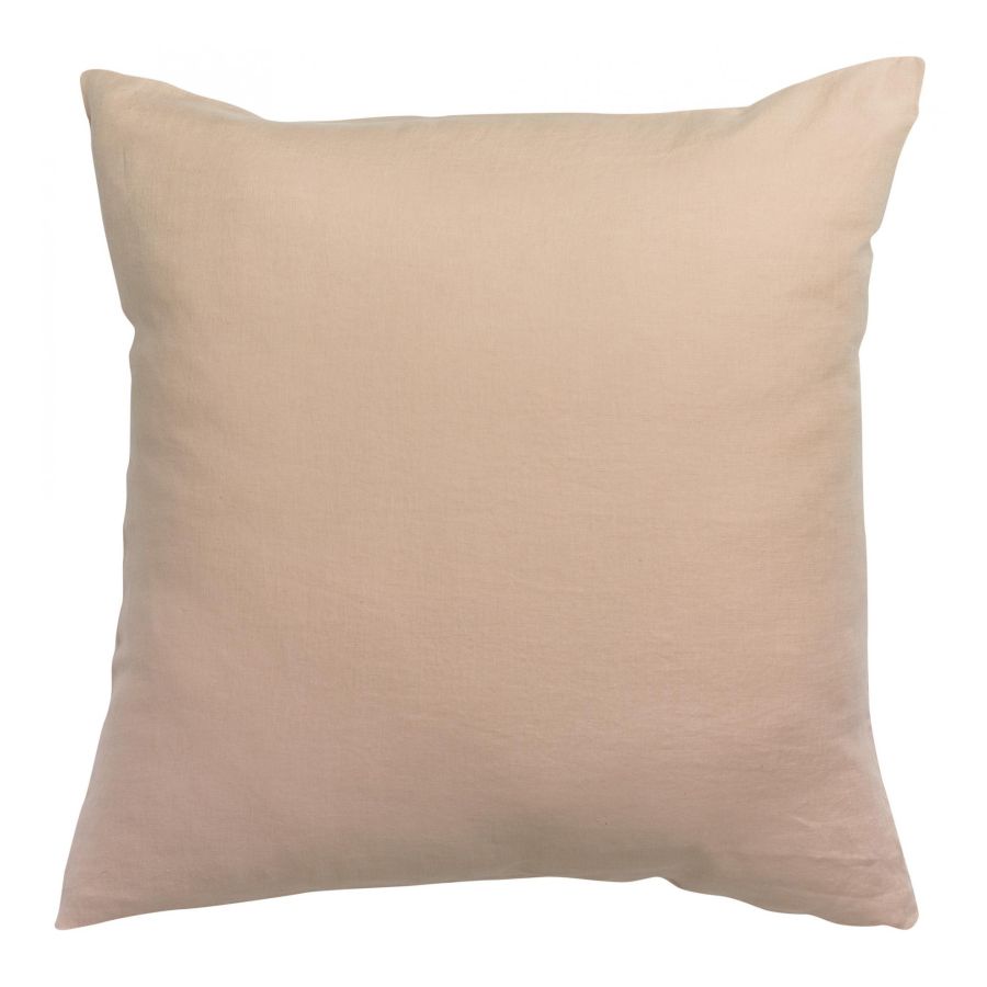 Taie d'oreiller Zeff aubépine 65 x 65 cm en lin lavé