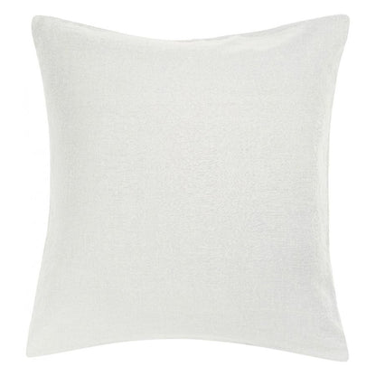 Taie d'oreiller Zeff blanc 65 x 65 cm en lin lavé