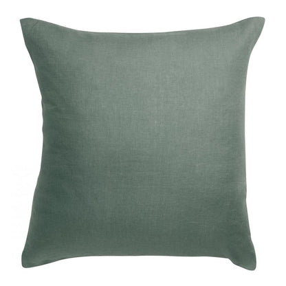 Taie d'oreiller Zeff thym 65 x 65 cm en lin lavé