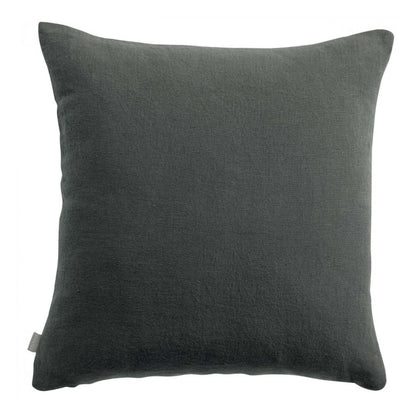 Taie d'oreiller Zeff tonnerre 65 x 65 cm en lin lavé